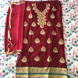 Unstitched Punjabi Suit